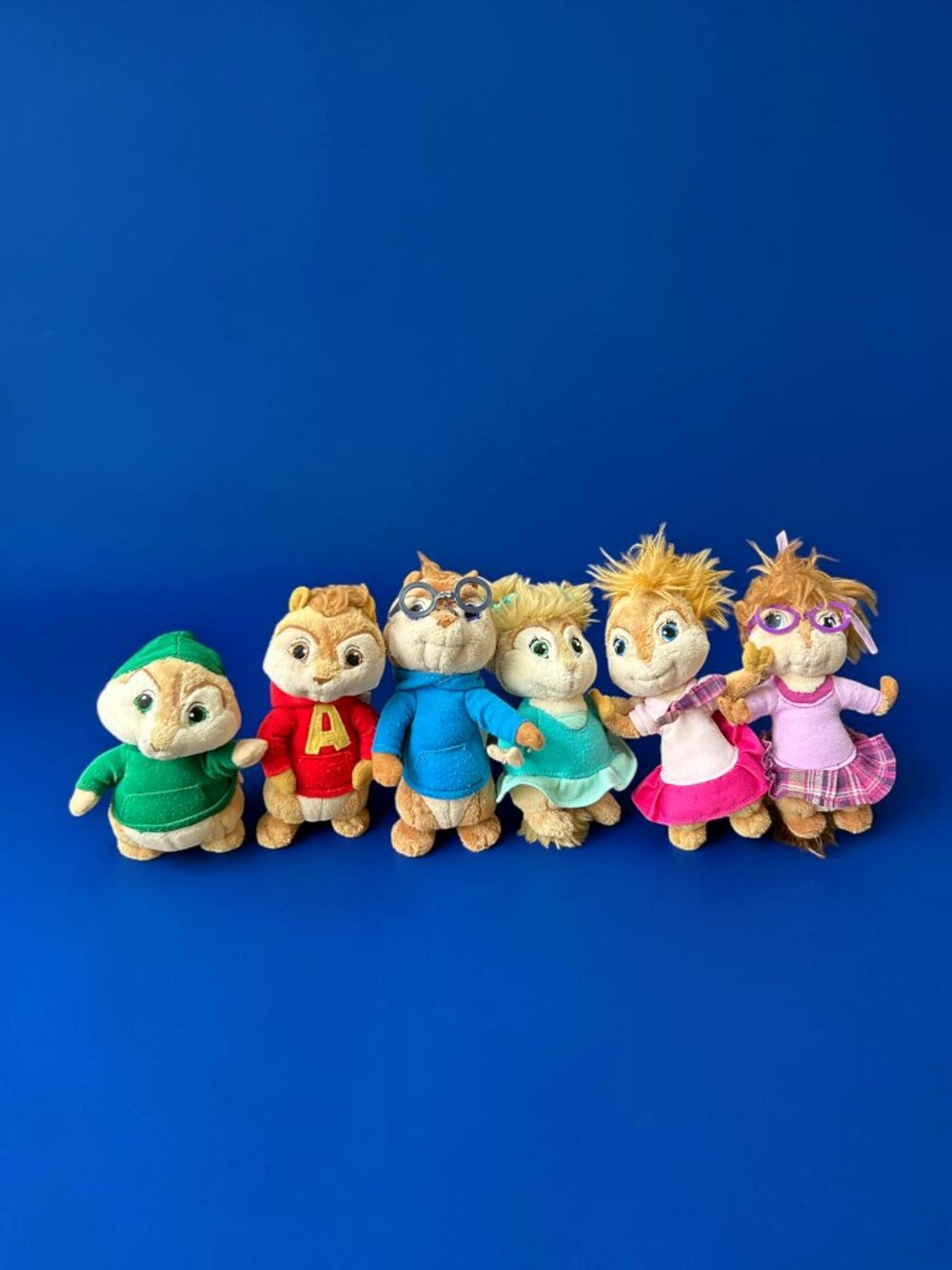 Alvin and the Chipmunks Chipettes Plush Toys, Set of 6